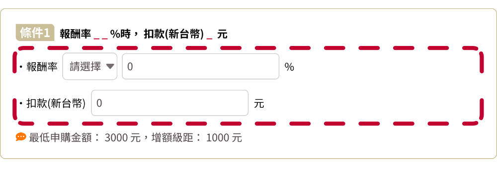 均價扣-依(此契約)庫存報酬率條件(擇一觸發)